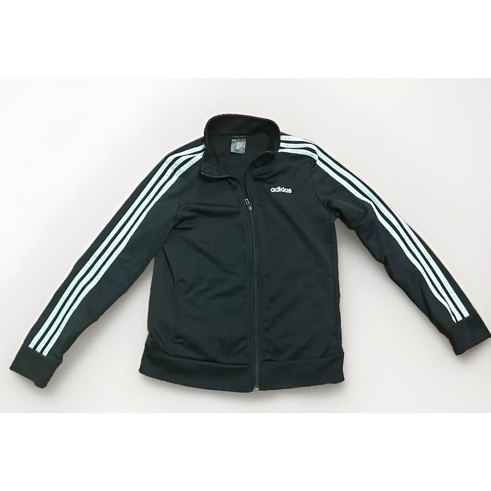 Adidas Essentials Warm-Up Slim 3 Striped Track Jacket Size M - Black Soccer